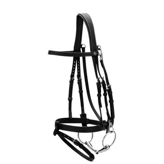 Uzdečka Dy'on Flat Leather Bridle With Snap Hooks WOJOGJ