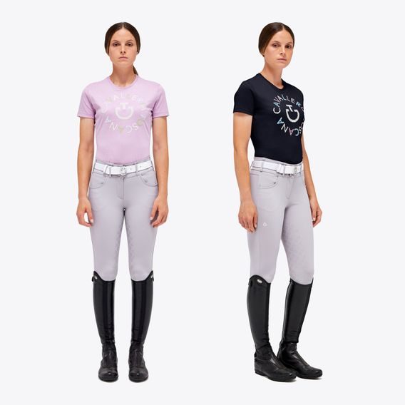 Tričko Cavalleria Toscana Pixel Stitch Orbit Cotton dámské KOLEKCE 2023