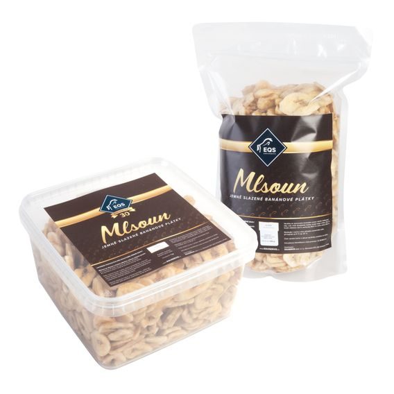*EQS* Mlsoun sušený banán 0,9 kg