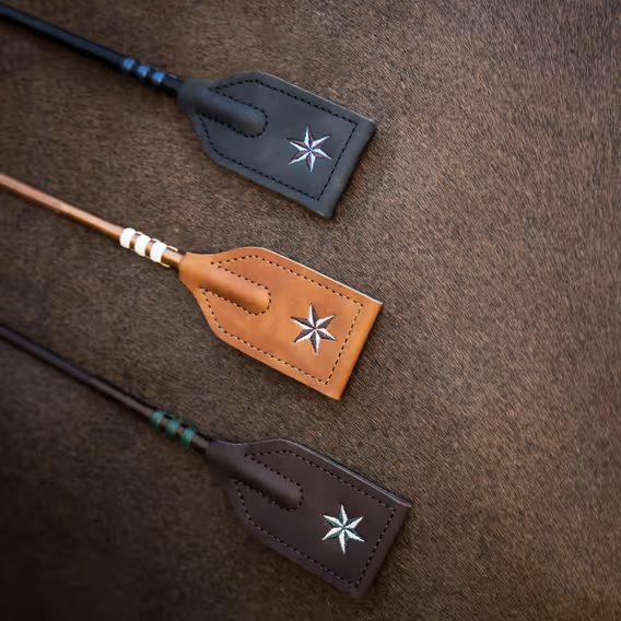 Bičík skokový Kentucky Guidance Leather Grip