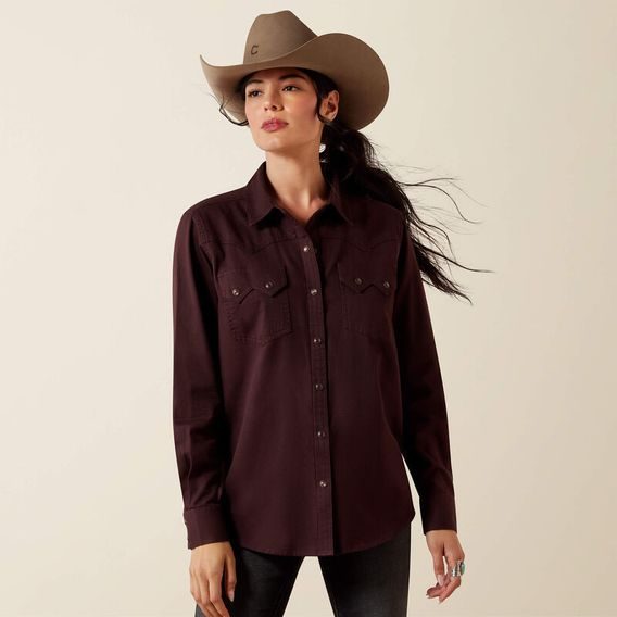 *W* Košile Ariat® WMS REAL Earthbound Western Snap Shirt dámská Kolekce 2026/27