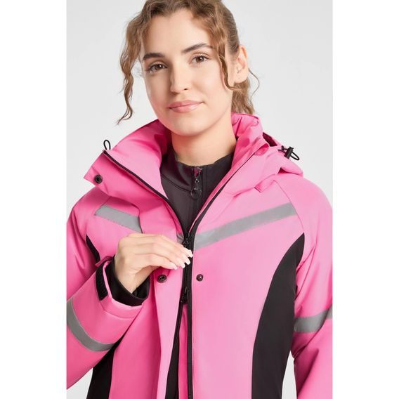 Kabát Horze Amaya Hi-Vis Waterproof dámský Kolekce 2026/27