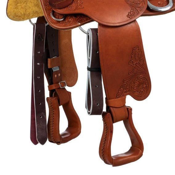 *W* Sedlo westernové Freemax Short Leather Cow