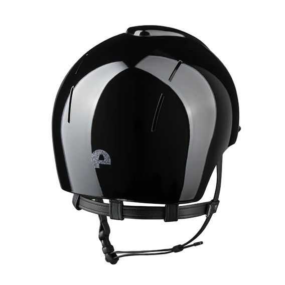 Jezdecká ochranná helma KEP Smart Nova Metal Polish Star Silver