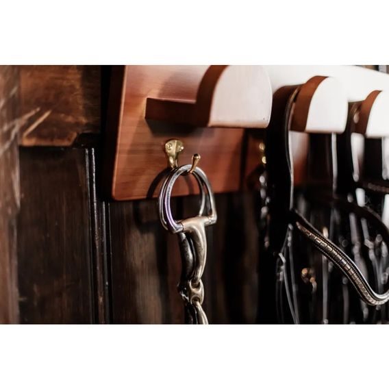 Dřevěný věšák na uzdečky Kentucky