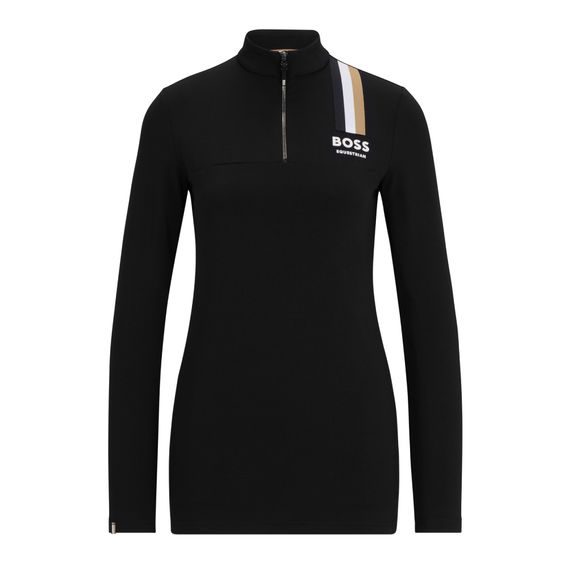 Tričko Boss Equestrian Lia s dlouhým rukávem dámské