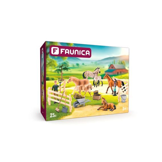 Faunica 96035 - Sada koní s grošákem