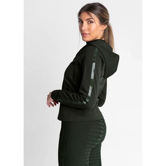 Mikina Maximilian Equestrian Reflection Zip Hoodie dámská KOLEKCE