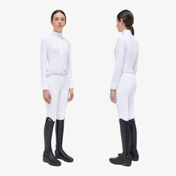 Závodní tričko Cavalleria Toscana Jersey Competition dl. rukáv dětské