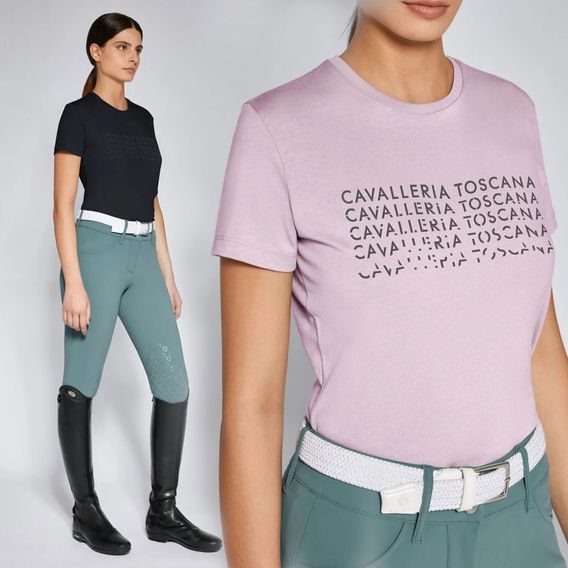 Tričko Cavalleria Toscana Break Off dámské KOLEKCE 2024