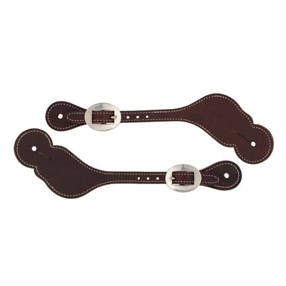 *W* Řemínky na ostruhy Weaver Burgundy Latigo Regular DOPRODEJ