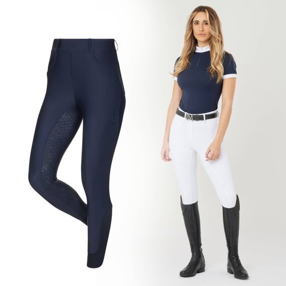 Jeggings LeMieux Demi Pull On Full Grip sed dámské