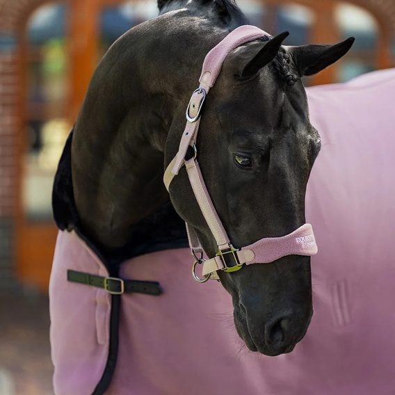 Ohlávka Equestrian Stockholm Anatomic Fleece Blush Kolekce 2026/27