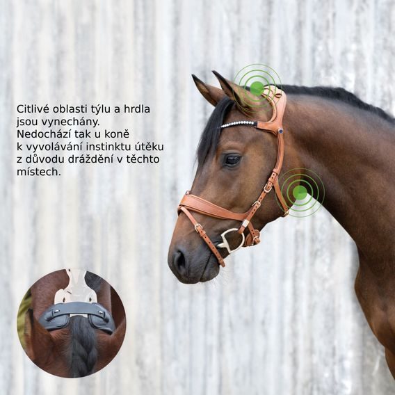 Uzdečka anatomická Stübben 2505 Freedom II Slide&Lock