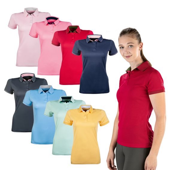 Tričko HKM Polo Classico s krátkým rukávem dámské OUTLET