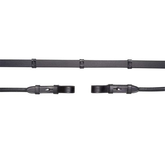 Otěže Schockemoehle kožené kulaté se zarážkami DOPRODEJ