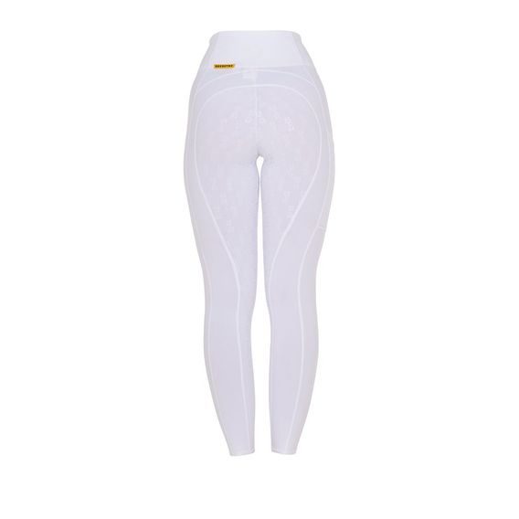 Jeggings Equestro Full Grip dámské S bílá/bílá - SLEVA - použité na focení