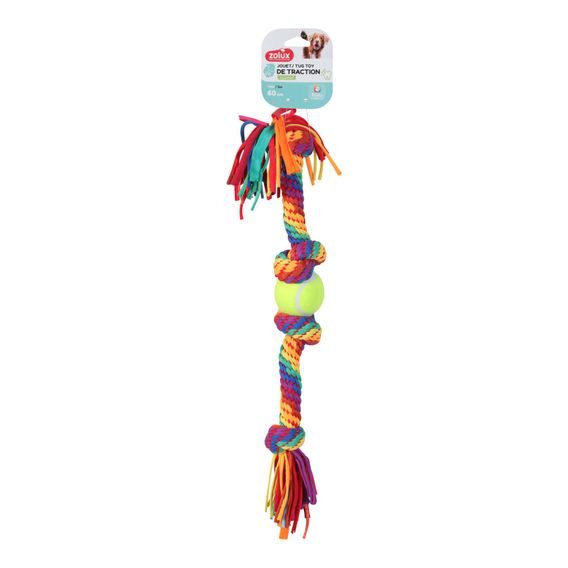 Hračka pro psa RAINBOW Tenisový míček 60cm Zolux