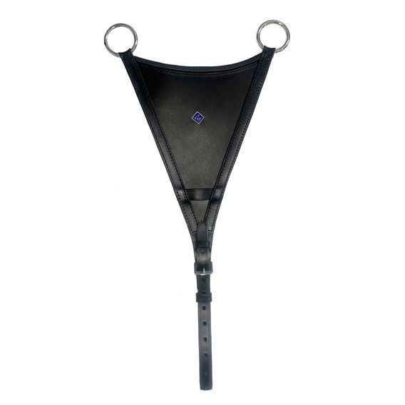 Vidlice k poprsníku plná Equiservis s otvíracími kroužky