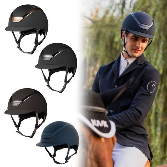 Jezdecká ochranná helma KASK Dogma Chrome II