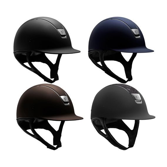 Jezdecká ochranná helma Samshield Shadowmatt Standard VG1 Titanium DOPRODEJ