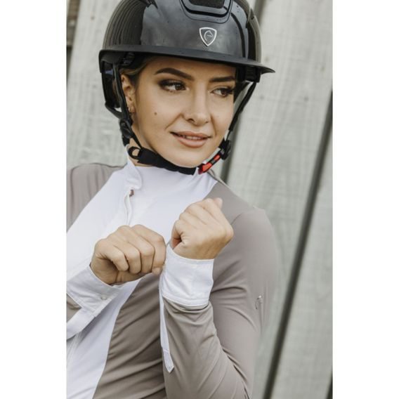Tričko závodní Equitheme Julie s dlouhým rukávem dámské Kolekce 2025