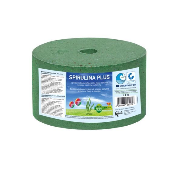 Minerální liz pro koně z mořské soli se spirulinou 3kg