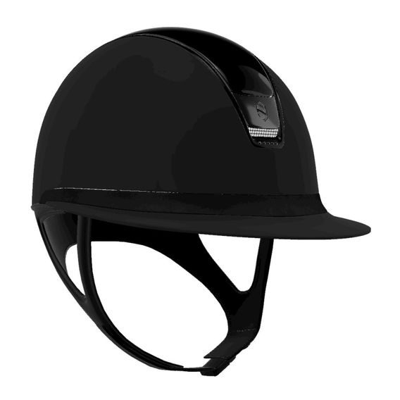 Jezdecká helma Samshield MissShield Shadowmatt 2.0 Top Glossy 5SW Chrome Black