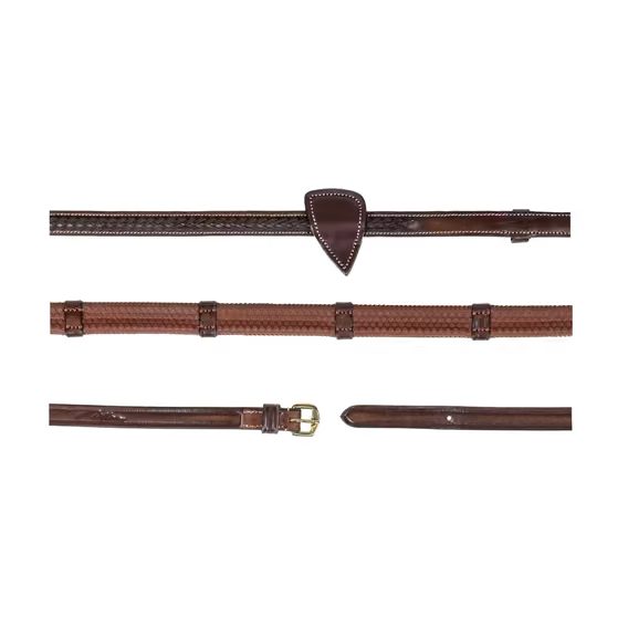 Otěže Dy'on 1/2" pogumované plaited finish/ 7zarážek DY05W
