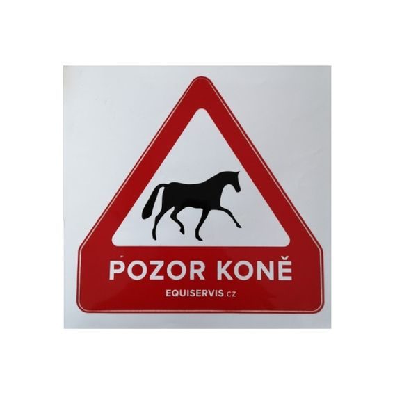 Samolepka Přeprava koní DRESSAGE NEW 35x35