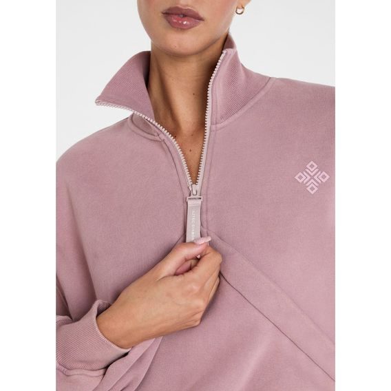 Mikina Aztec Diamond Premium Half Zip dámská XS/34 růžová - SLEVA - chybné prošívání