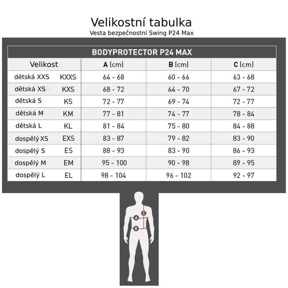 Vesta bezpečnostní Swing P24 Max dospělá