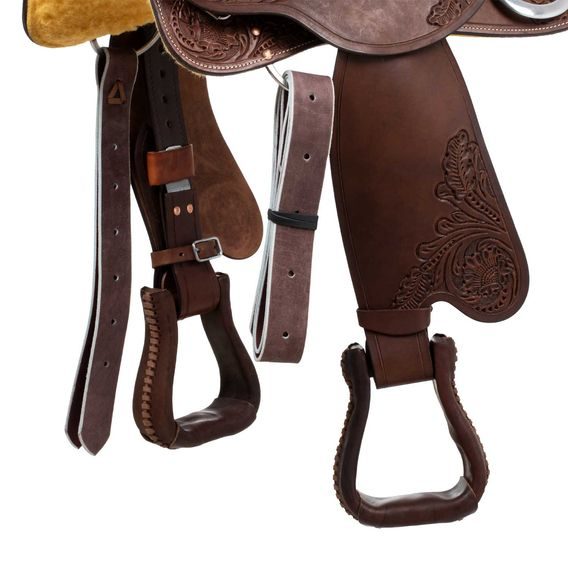 *W* Sedlo westernové Freemax Short Leather Cow Brown