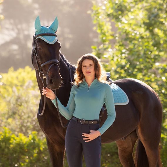 Čabraka na uši LeMieux Classic Lagoon Kolekce 2025