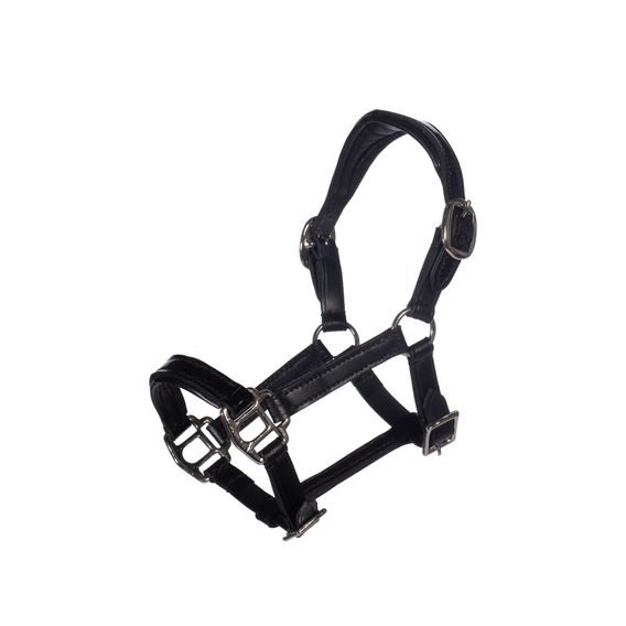 Ohlávka kožená HKM Hobby Horse Lak