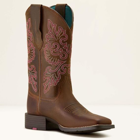 *W* Westernové boty Ariat® WMS Round Up Wide Square Toe StretchFit dámské Kolekce 2025