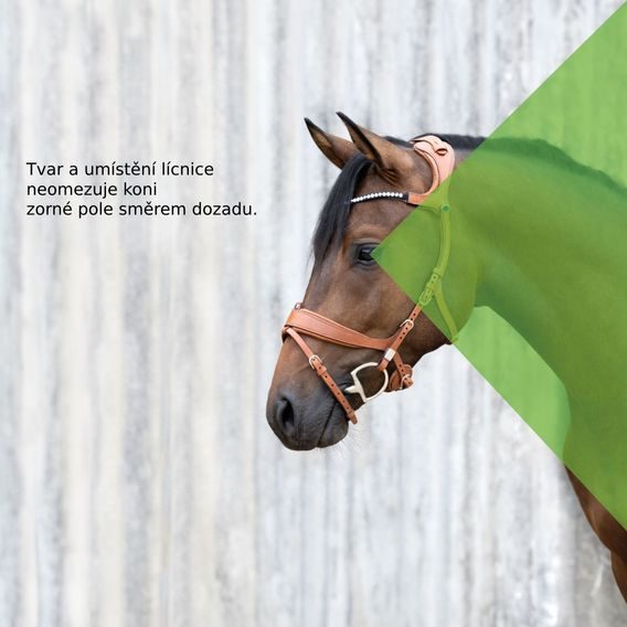 Uzdečka anatomická Stübben 2505 Freedom II Slide&Lock