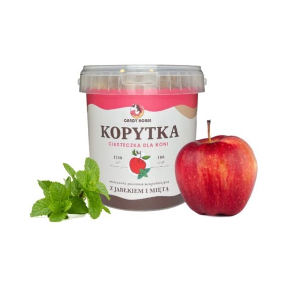 Pamlsky Candy Horse Kopýtka Jablko a máta 500g