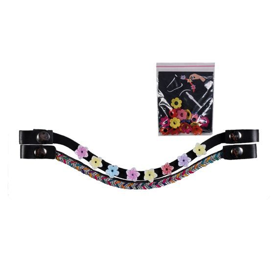 Čelenka HKM k uzdečce pro Hobby Horsing sada 3ks DOPRODEJ