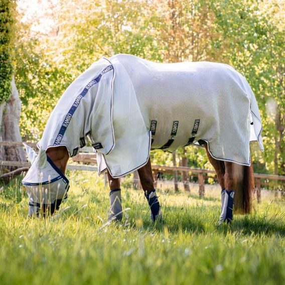 Deka Horseware síťovaná Rambo Protector s odnímatelným krkem