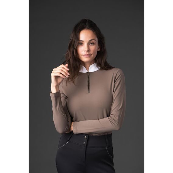Tričko závodní Catago Vinica Half Zip s dl.r. dámské