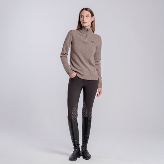 Svetr s rolákem Cavalleria Toscana Pure Wool Half Zip dámský Kolekce 2026/27