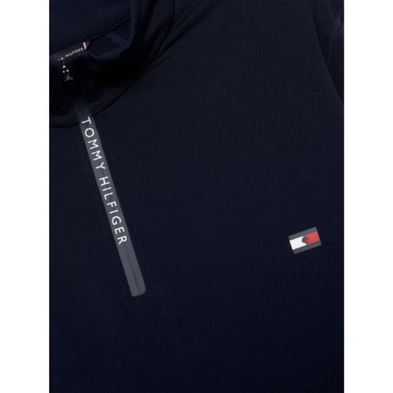 Tričko Tommy Hilfiger 1/4 zip Thermo pánské Kolekce 2024/25