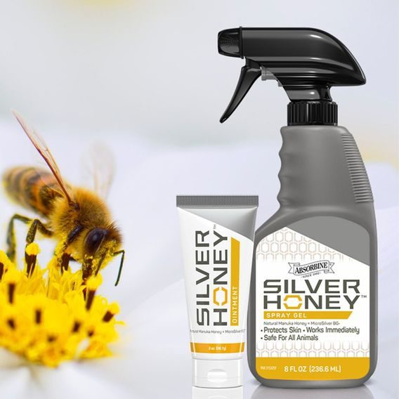 Sprej na péči o povrchové rány Absorbine Silver Honey Rapid Wound Repair, sprej 236,6ml