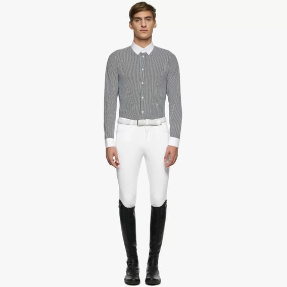 Závodní košile Cavalleria Toscana Guibert s dl. rukávem pánská KOLEKCE