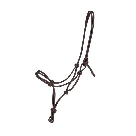 Provazová ohlávka kožená QHP Liberta