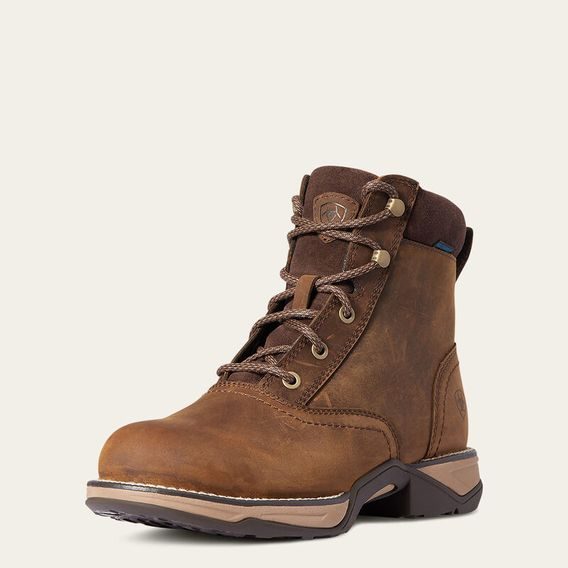 *W* Boty Ariat Anthem Round Toe Lacer Waterproof dámské