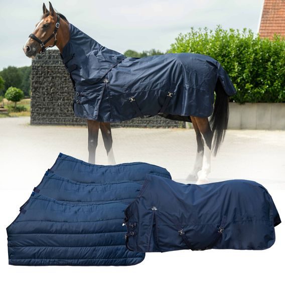 Deka výběhová HKM Kombi 2 Clip in System s odním. krkem