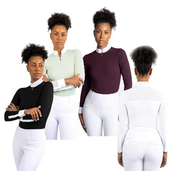 Tričko Maximilian Equestrian Air Show dlouhý rukáv dámské