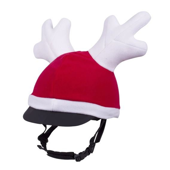 Potah na helmu QHP Reindeer Hat uni velikost červená KOLEKCE